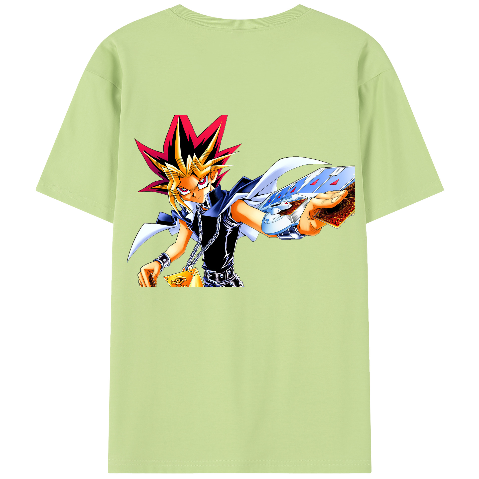 （画像用） 遊☆戯☆王 Yu-Gi-Oh! 綿100％半袖Tシャツ（背面プリント）